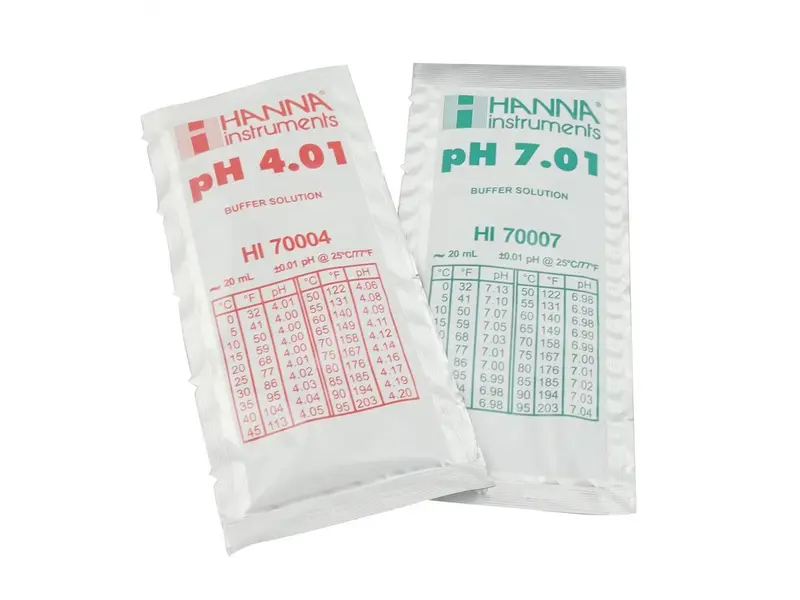 Hanna Instruments HI77400P kalibratiebufferoplossing pH 4,01/7,01